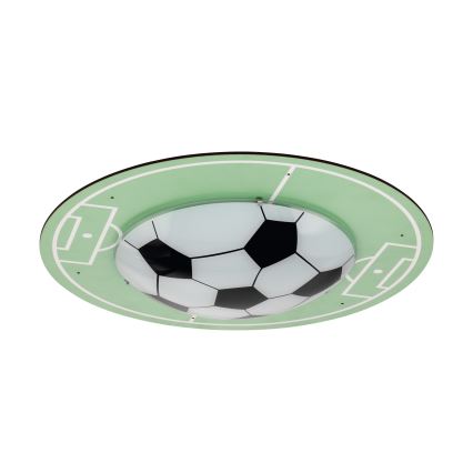 Eglo - Vidrio de recambio para lámpara de techo TABARA E27 diá. 25 cm balón de fútbol