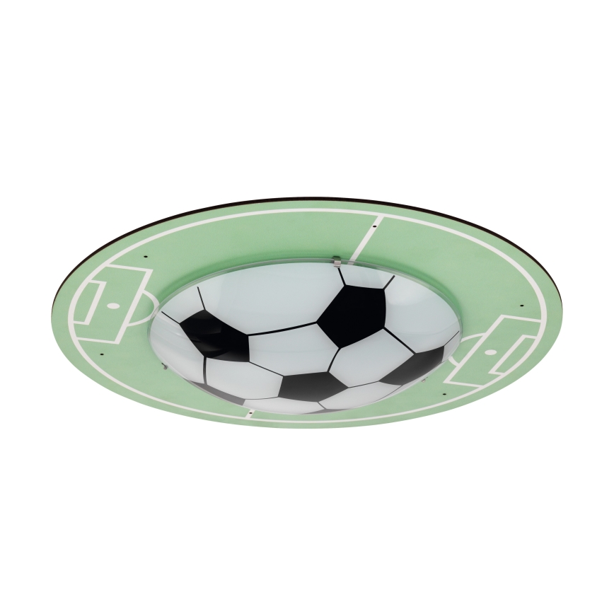Eglo - Vidrio de recambio para lámpara de techo TABARA E27 diá. 25 cm balón de fútbol