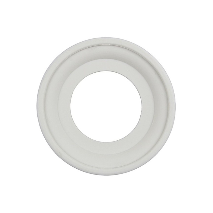 Elhard - Enchufe retro de cerámica para uso doméstico con marco 230V blanco