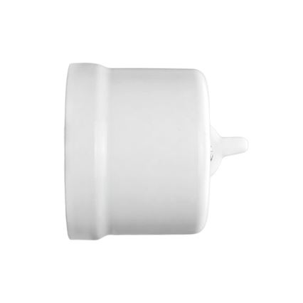 Elhard - Interruptor retro de cerámica para escalera con palanca n.º 6, blanco