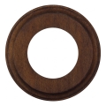 Elhard - Marco retro sencillo de madera oscura