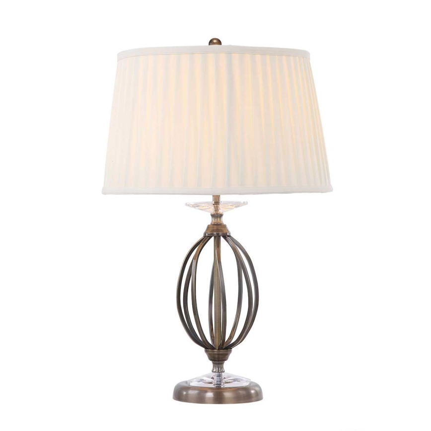 Elstead - Lámpara de mesa AEGEAN 1xE27/60W/230V, acabado en bronce