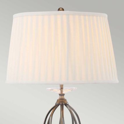 Elstead - Lámpara de mesa AEGEAN 1xE27/60W/230V, acabado en bronce