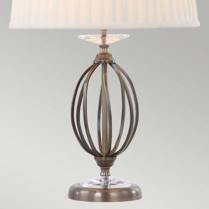 Elstead - Lámpara de mesa AEGEAN 1xE27/60W/230V, acabado en bronce