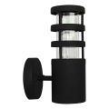 Elstead - Aplique de pared para exterior HORNBAEK 1xE27/60W/230V IP44 negro
