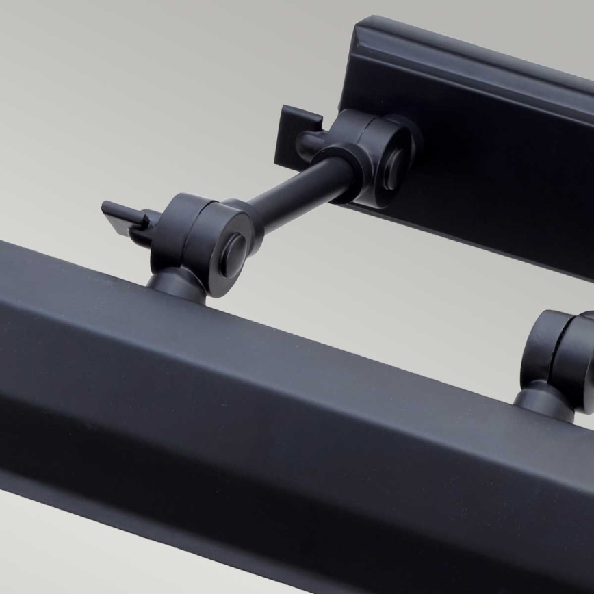 Elstead - Lámpara para cuadros CHAWTON 4xE14/40W/230V negra