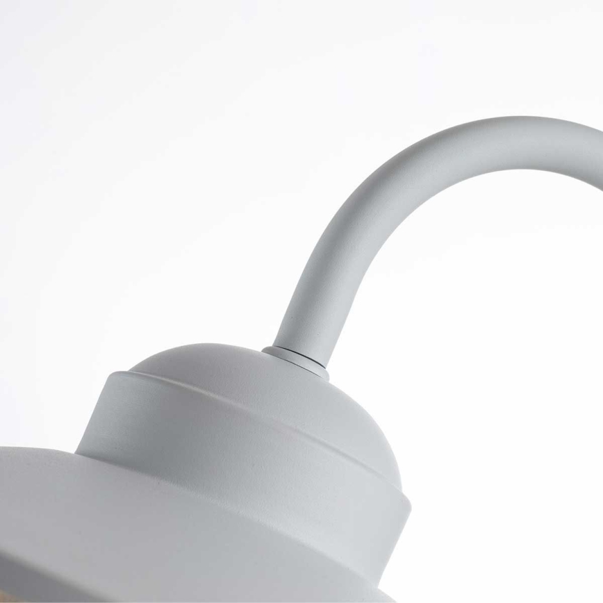 Elstead - Aplique de pared exterior KLAMPENBORG 1xE27/60W/230V IP44 blanco