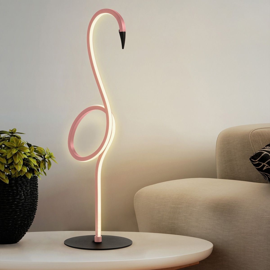 Elstead - Lámpara de mesa LED FLAMINGO LED/6W/230V 3000K rosa