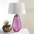 Elstead - Lámpara de mesa LED LENA 1xE27/40W/230V + 1xGU10/7W 74 cm rosa/blanco