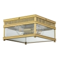 Elstead - Lámpara de techo exterior HOLBORN 2xE27/60W/230V IP44 dorada