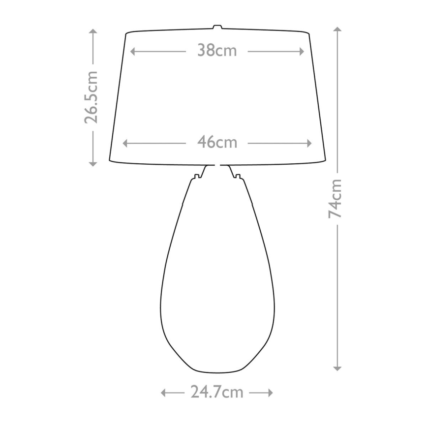 Elstead - Lámpara de mesa LED LENA 1xE27/40W/230V + 1xGU10/7W 74 cm rosa