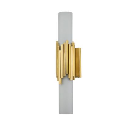 Elstead - Aplique de pared LED para baño MARVELE 2xG9/4W/230V IP44