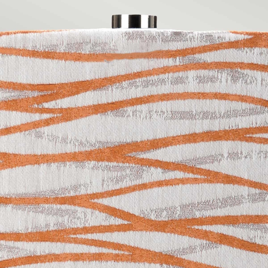 Elstead - Lámpara de mesa MILO 1xE27/60W/230V blanco/naranja