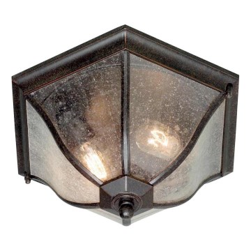 Elstead - Plafón de exterior NEW ENGLAND 2xE27/60W/230V IP44
