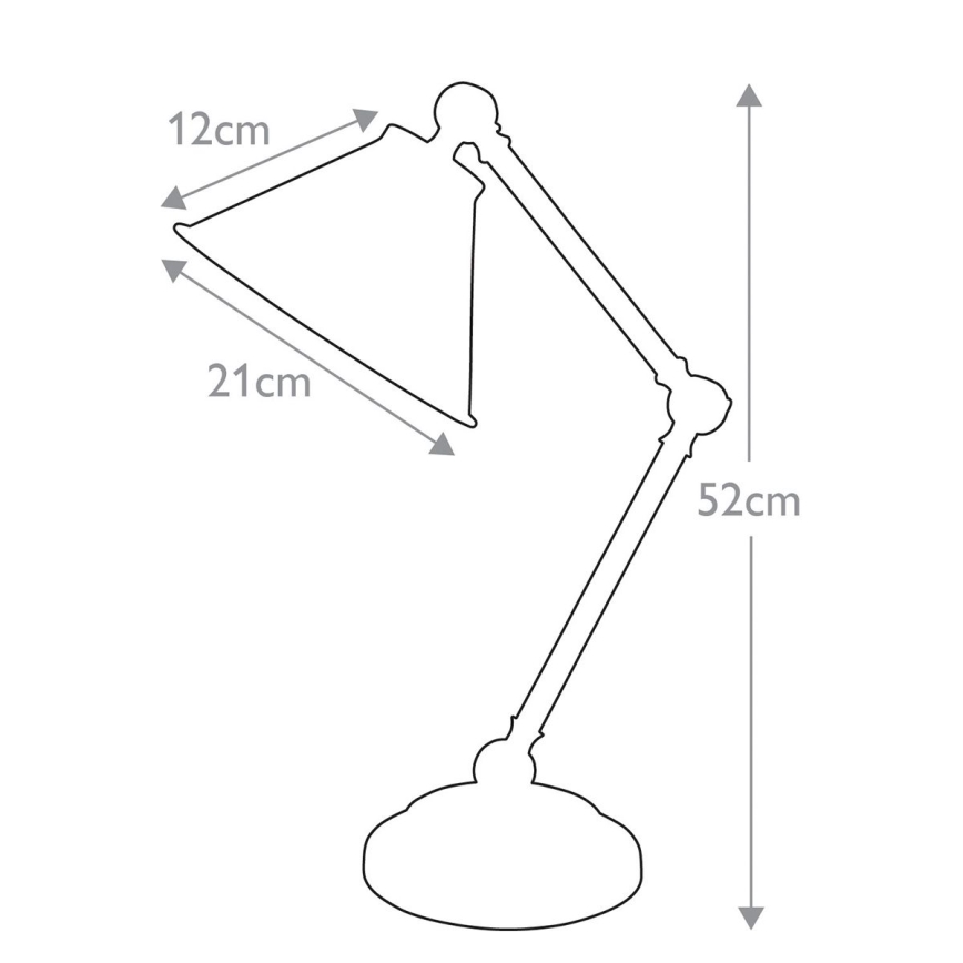 Elstead - Lámpara de mesa PROVENCE ELEMENT 1xE27/60W/230V gris