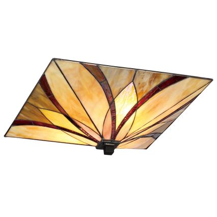 Elstead - Lámpara de techo Tiffany ASHEVILLE 2xE27/60W/230V