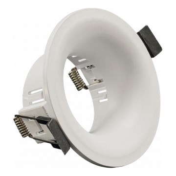 Embellecedor para luminaria empotrable GU10, diámetro 8,6 cm, blanco
