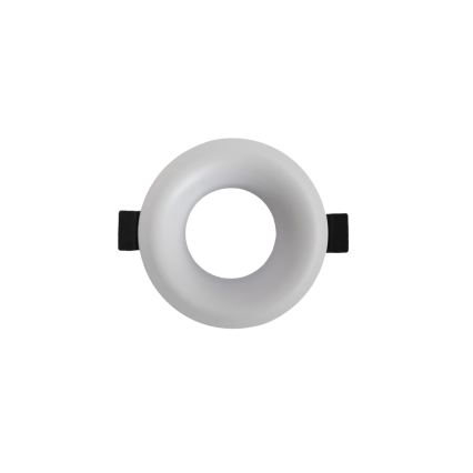 Embellecedor para luminaria empotrable GU10, diámetro 8,6 cm, blanco