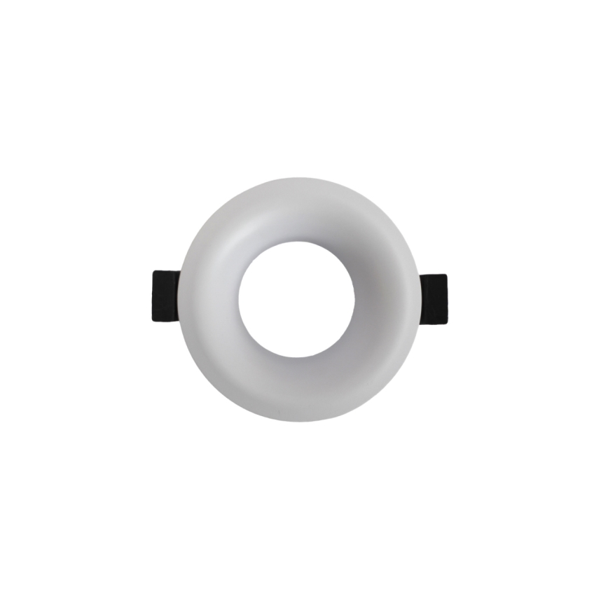 Embellecedor para luminaria empotrable GU10, diámetro 8,6 cm, blanco