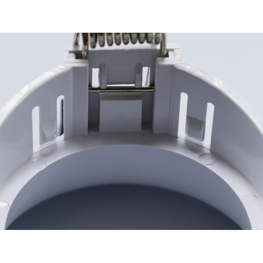 Embellecedor para luminaria empotrable GU10, diámetro 8,6 cm, blanco