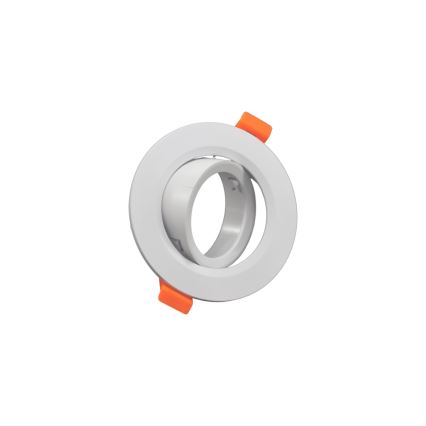 Embellecedor para luminaria empotrada GU10, diámetro 9 cm, blanco