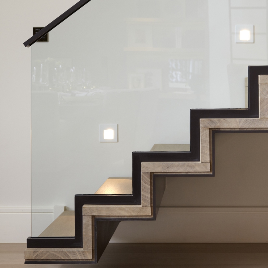 Emithor 48320 - Aplique de pared para escalera LED/1W/230V