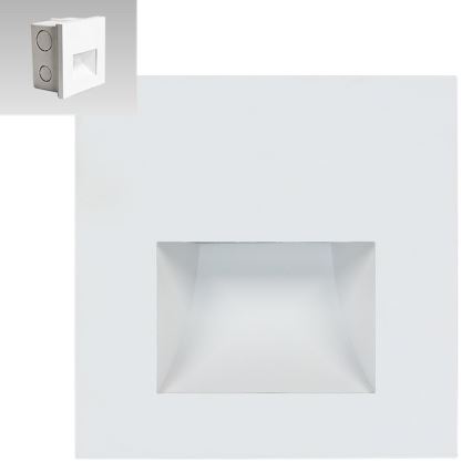 Emithor 70415 - Lámpara LED para escaleras SUNNY LED/1W/230V 4000K blanca