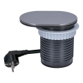 Enchufe empotrado 1Z + USB A+C