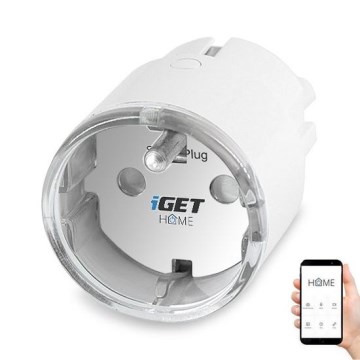Enchufe inteligente con medición de consumo 3680W/230V Wi-Fi Tuya