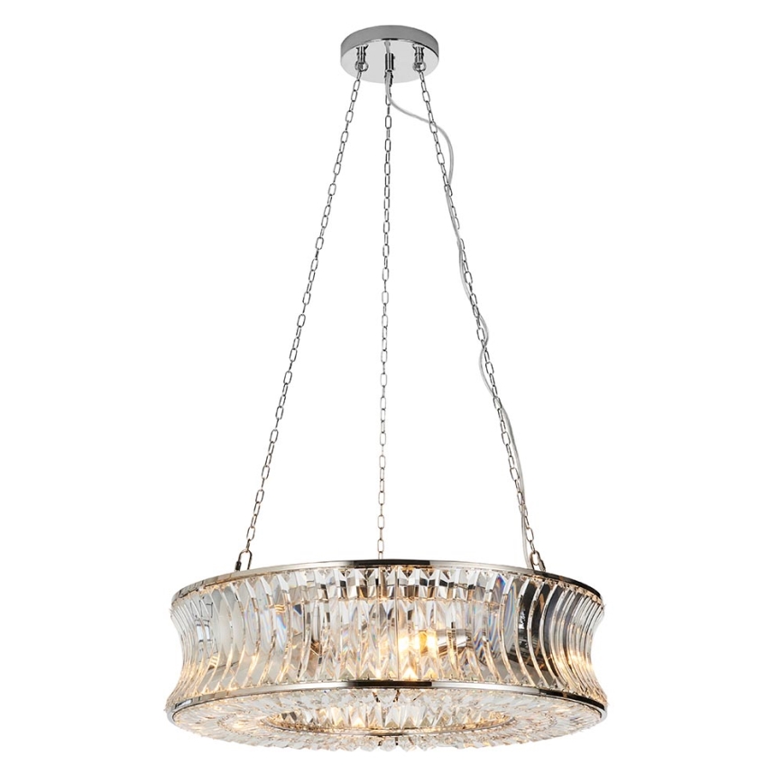 Endon 104528 - Lámpara colgante con cadena 6xE14/6W/230V cromo brillante