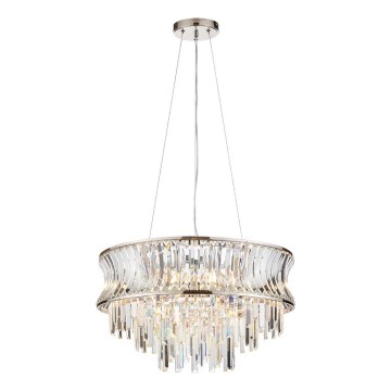 Endon 104530 - Lámpara de araña con cadena 9xE14/6W/230V cromo brillante