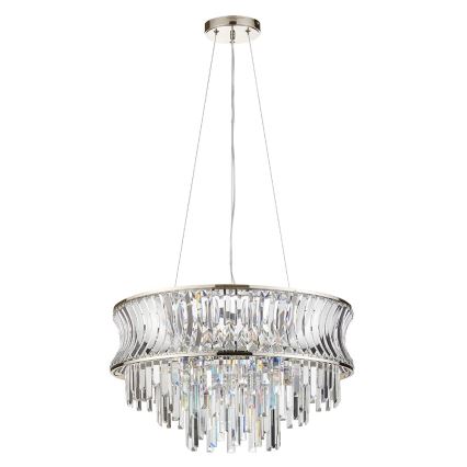 Endon 104530 - Lámpara de araña con cadena 9xE14/6W/230V cromo brillante
