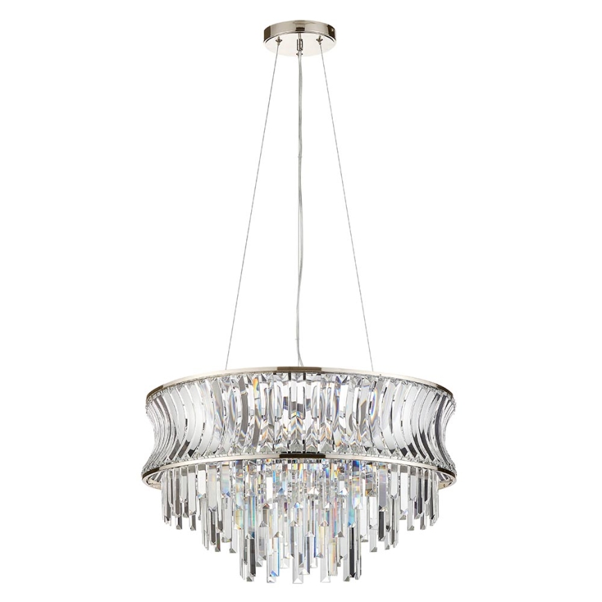 Endon 104530 - Lámpara de araña con cadena 9xE14/6W/230V cromo brillante