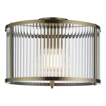 Endon 106265 - Lámpara de techo RIDGETON 1xE27/10W/230V en latón