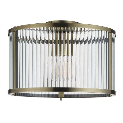 Endon 106265 - Lámpara de techo RIDGETON 1xE27/10W/230V en latón