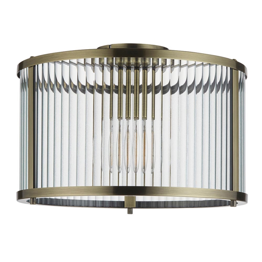 Endon 106265 - Lámpara de techo RIDGETON 1xE27/10W/230V en latón