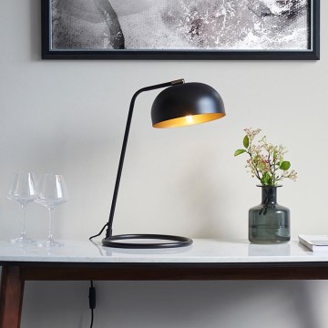 Endon 106336 - Lámpara de mesa BRAIR 1xE14/7W/230V negra
