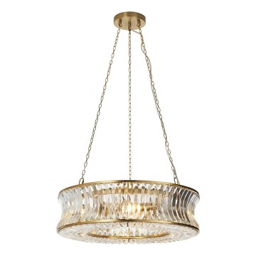 Endon 106811 - Lámpara colgante con cadena 6xE14/6W/230V dorada