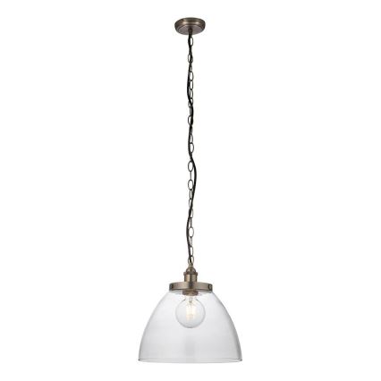 Endon 106896 - Lámpara colgante con cadena HANSEN 1xE27/10W/230V cromo mate