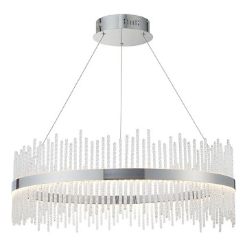 Endon 107108 - Lámpara colgante LED con cable LED/56W/230V 3000K cromo brillante