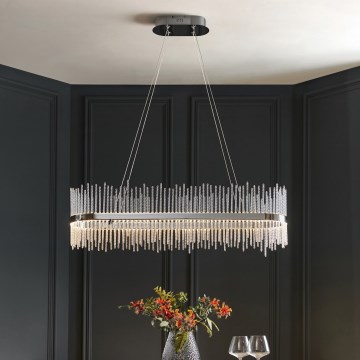 Endon 107109 - Lámpara colgante LED con cable LED/47W/230V 3000K acabado en cromo brillante