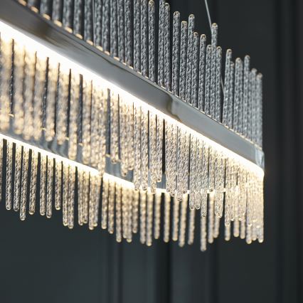 Endon 107109 - Lámpara colgante LED con cable LED/47W/230V 3000K acabado en cromo brillante