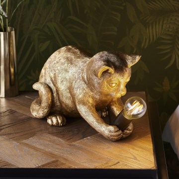 Endon 107389 - Lámpara de mesa KITTEN 1xE14/7W/230V dorado