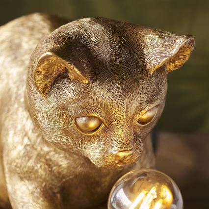 Endon 107389 - Lámpara de mesa KITTEN 1xE14/7W/230V dorado