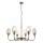 Endon 107791 - Candelabro colgante con cadena 6xE14/6W/230V latón