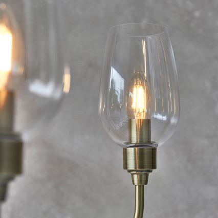 Endon 107791 - Candelabro colgante con cadena 6xE14/6W/230V latón
