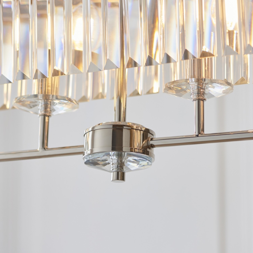 Endon 109058 - Lámpara colgante con cadena 4xE14/6W/230V, cromo brillante