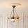 Endon 111879 - Lámpara colgante con cadena Tiffany INGRAM, 3x E27/10W/230V, diámetro 45 cm