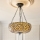 Endon 111882 - Lámpara de araña con cadena Tiffany MILLE FEUX 3xE27/10W/230V, diámetro 45 cm