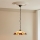 Endon 112197 - Lámpara colgante con cadena Tiffany INGRAM 1xE27/60W/230V Ø 45 cm